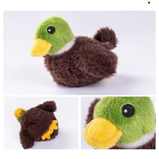 Interactive Cat Toys Rechargeable Flying Bird Rat Cat Toy Chirping Flapping Bird Can Add Catnip Touch Activated Cute Plush Toy