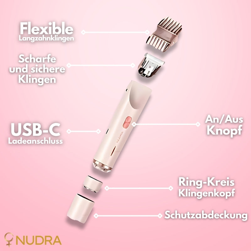 NUDRA™ Intimrasierer 2-in-1