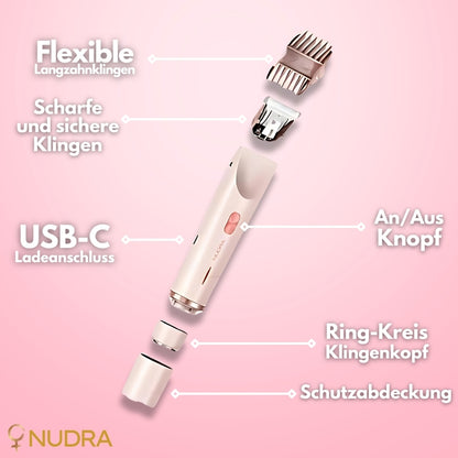 NUDRA™ Intimrasierer 2-in-1