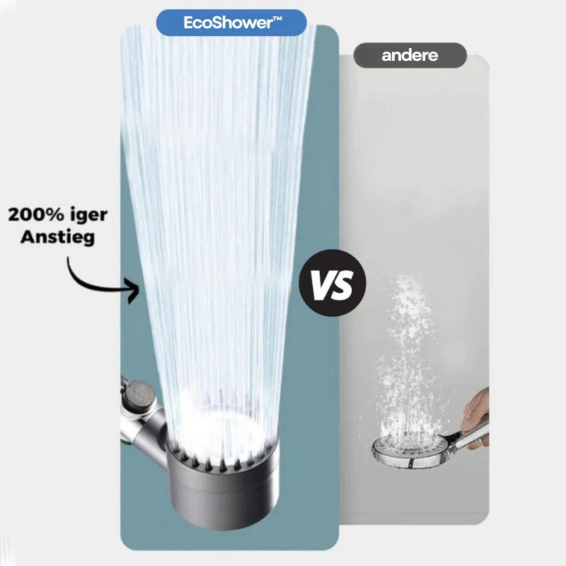 EcoShower™ - Druck Erhöhen, Weniger Wasser