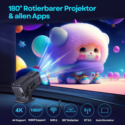 Streamcast - Der 4K Projektor mit allen Apps