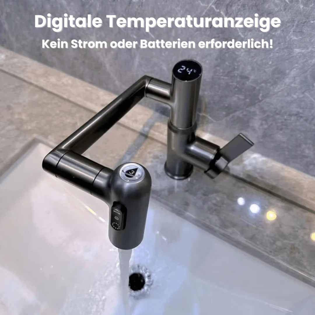 Flexitap - Innovativer Wasserhahn mit digitaler Temperaturanzeige