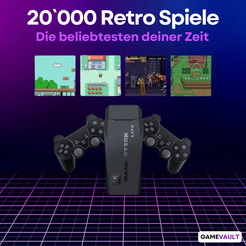 GameVault - Über 20'000 berühmte Retrospiele