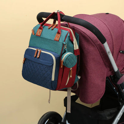 2in1 Baby Rucksack mit integriertem Wickelbett