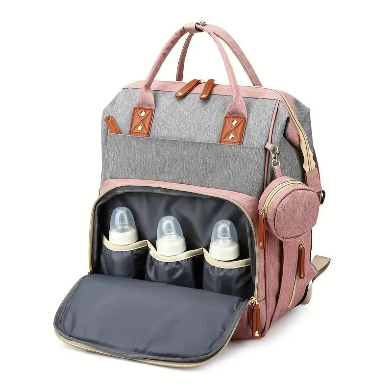 2in1 Baby Rucksack mit integriertem Wickelbett